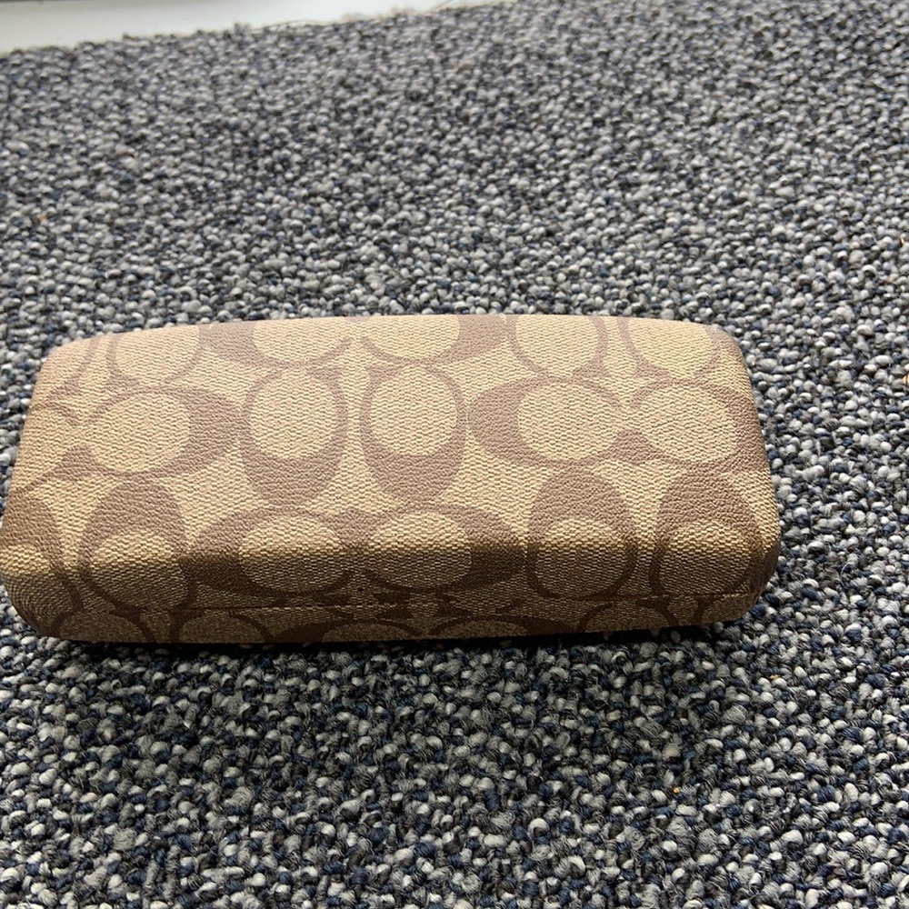Coach eyeglass holder
